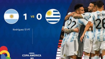 Hasil Copa America : Argentina Atasi Uruguay, Lionel Messi Terbaik