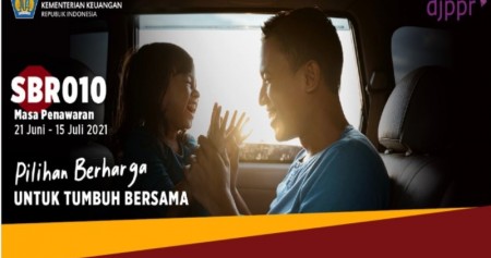Surat Berharga Negara (SBN) Ritel ketiga tahun ini yakni Savings Bond Ritel seri SBR010 resmi meluncur pada Senin (21/6/2021)./ Kemenkeu.