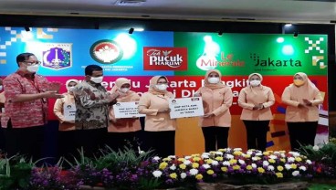 Teh Pucuk Harum Serahkan Bantuan Tenda Satgas Covid-19 di Wilayah DKI Jakarta