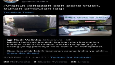 Kasus Melonjak, Pemprov DKI Simulasi Angkut Jenazah Covid-19 Pakai Truk