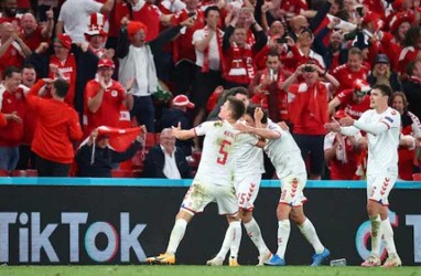 Hasil Grup B Euro 2020, Denmark Bantai Rusia, Lolos ke 16 Besar Dampingi Belgia
