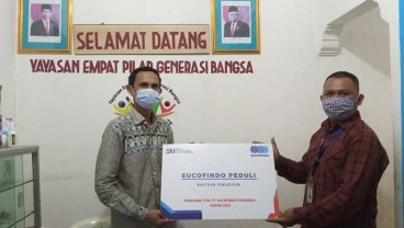 Sucofindo Salurkan Bantuan untuk Yayasan Empat Pilar Generasi Bangsa 