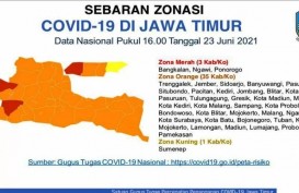 Tiga Daerah Jatim Zona Merah, Ngawi, Ponorogo dan Bangkalan