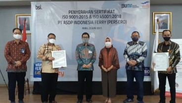 ASDP Raih Sertifikasi British Standard Institution