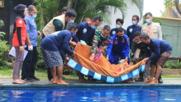 Warga Cirebon Berlatih Tangani Mamalia Laut Terdampar