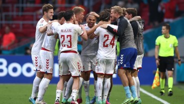 Fakta Pertandingan Euro 2020: Rekor Gol Denmark dan Pencapaian Dolberg