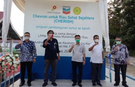 Bupati Rohil Resmikan Dua Sumur Air Bersih Dalam Sehari, Program Chevron untuk Riau Sehat Sejahtera (Cherish)