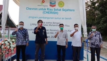 Bupati Rohil Resmikan Dua Sumur Air Bersih Dalam Sehari, Program Chevron untuk Riau Sehat Sejahtera (Cherish)