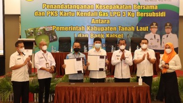 Terbitkan Kartu Kendali, Pemkab Tanah Laut & Bank Kalsel Permudah Warga Peroleh Gas LPG