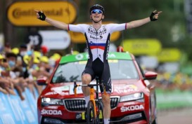 Pebalap Slovenia Matej Mohoric Juara Etape 7 Tour de France