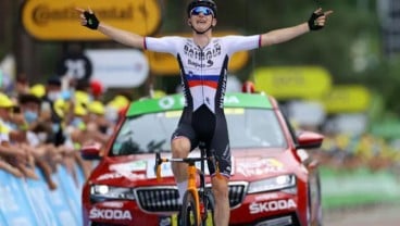 Pebalap Slovenia Matej Mohoric Juara Etape 7 Tour de France