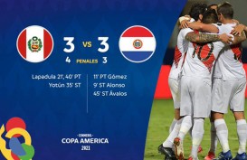 Hasil Copa America : Peru Sikat Paraguay, vs Brasil atau Cile di Semifinal