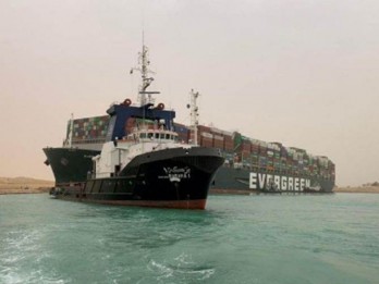 Berbulan-Bulan Ditahan Otoritas Suez, Kapal Tanker Raksasa Ever Given Segera Dibebaskan