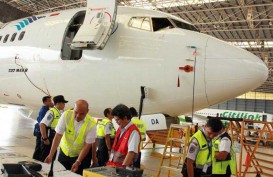 GMF AeroAsia (GMFI) Rawat Pesawat BIFA di Hanggar Bali