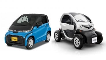 Mobil Listrik Mungil di Indonesia, Renault Twizy atau Toyota C+pod?