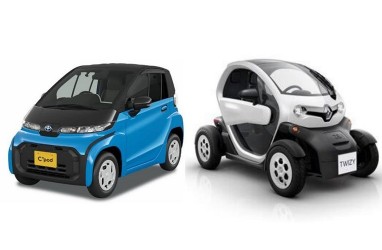 Mobil Listrik Mungil di Indonesia, Renault Twizy atau Toyota C+pod?