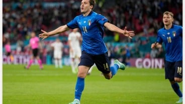 Jebol Gawang Spanyol, Pemain Italia Federico Chiesa Star of the Match