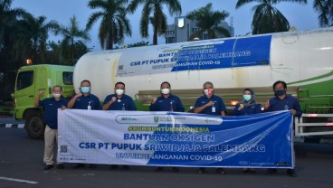 Oksigen Langka, Pusri Suplai 21,73 Ton Oksigen Cair ke Rumah Sakit