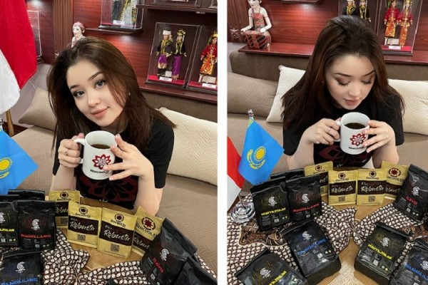 Influencer asal Kazakhstan Dayana Asembayeva jadi Brand Ambassador Bencoolen Coffee/Istimewa