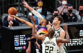 Hasil Final NBA, Phoenix Suns Atasi Milwaukee Bucks di Gim Pembuka