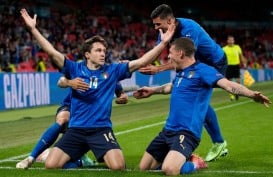 Jelang Final Euro 2021, Fans Inggris Usik Tidur Malam Timnas Italia