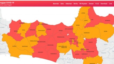 Zona Merah Jateng 19 Daerah, Kasus Positif dan Kematian dalam Tren Naik