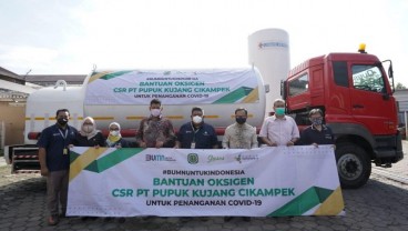 Pupuk Kujang Distribusikan 4 Ton Oksigen Medis untuk Masyarakat Kota Bogor