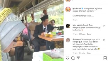 Kreatif, Pengantin Nikah di Dalam Bus saat PPKM Darurat