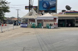 Pos Penyekatan PPKM Darurat Legok Kosong, Hanya Sisa Tenda dan Kursi