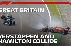 Ditabrak di GP Silverstone, Verstappen Sebut Hamilton Tidak Sportif