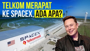 Kembangkan Bisnis Satelit, Telkom Merapat ke SpaceX