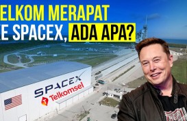 Kembangkan Bisnis Satelit, Telkom Merapat ke SpaceX