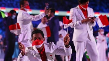 Begini Tampilan Kontingen Indonesia di Pembukaan Olimpiade Tokyo