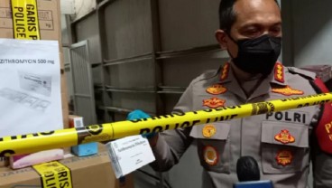 Polisi Kantongi Identitas Tersangka Penimbun Ribuan Dus Obat Terapi Covid-19