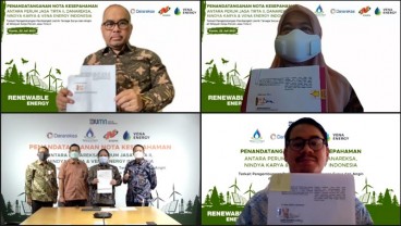 Kembangkan PLTS dan PLTB, PJT II Jatiluhur Gandeng Tiga Perusahaan