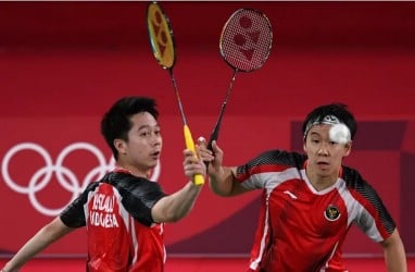 Hasil Bulu Tangkis Olimpiade Tokyo: Kevin-Marcus Gagal ke Semifinal