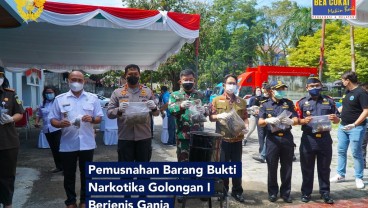 Musnahkan Narkotika Hasil Penindakan, Bea Cukai Gandeng Aparat Penegak Hukum Lainnya