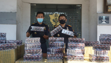 Bea Cukai Gresik Amankan 560 Ribu Batang Rokok Ilegal Dalam Dua Penindakan