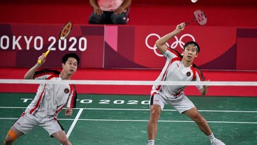 Kevin/Marcus dan Hendra/Ahsan Cs Tiba di Tanah Air Usai Berjuang di Olimpiade