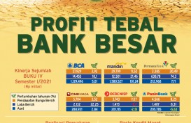 REALISASI KINERJA SEMESTER I : Profit Tebal Bank Besar