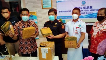 Berantas Narkotika Ilegal di Maluku, Bea Cukai Bersinergi dengan Aparat Penegak Hukum Setempat