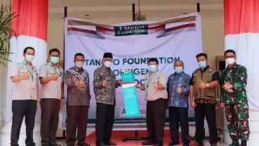 Dukung Tenaga Medis di Padang, Apical Bersama Tanoto Foundation Donasi Oksigen