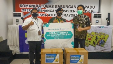 1.000 Paket Buku Diberikan untuk Pasien Anak RS Wisma Atlet