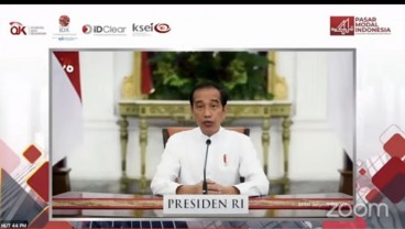 44 Tahun Pasar Modal, Presiden Jokowi Wanti-wanti Ekonomi Kuartal III/2021