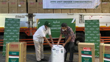 Apical Bekerja Sama dengan Tanoto Foundation Hadirkan 2.000 Oksigen Konsentrator untuk Bantu Selamatkan Pasien Covid-19
