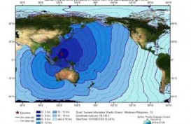 Gempa 7,1 SR Mengguncang Melonguane di Sulawesi Utara