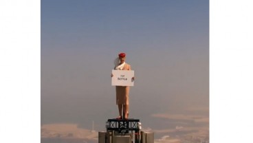 Viral! Fakta Syuting Iklan Emirates di Puncak Burj Khalifa Setinggi 828 Meter