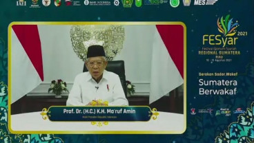 Potensi Hingga Rp180 Triliun, Wapres Maruf Amin Ajak Masyarakat Wakaf Uang
