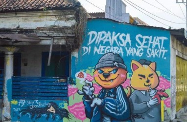 Warganet Sesalkan Mural 'Dipaksa Sehat di Negara yang Sakit' Juga Dihapus