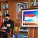 Tampilan Lukisan Merah Putih SBY yang Dibuat Kurang dari 24 Jam